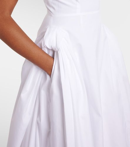 Vestido midi en popelín de algodón - Simone Rocha - Modalova