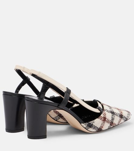 Vestal checked slingback pumps - Manolo Blahnik - Modalova