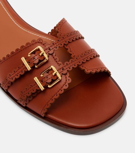 Zimmermann Goldie leather slides - Zimmermann - Modalova