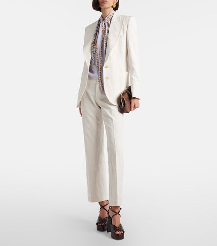 Embroidered cotton-blend blazer - Etro - Modalova