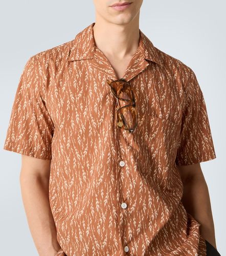 Camicia da bowling in misto cotone con stampa - Canali - Modalova