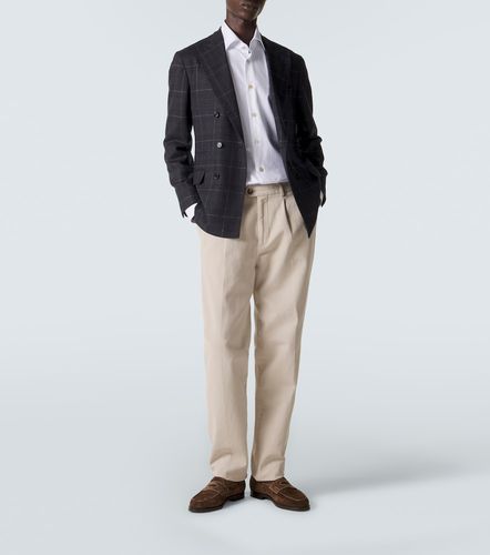 Camisa de popelín de algodón - Kiton - Modalova