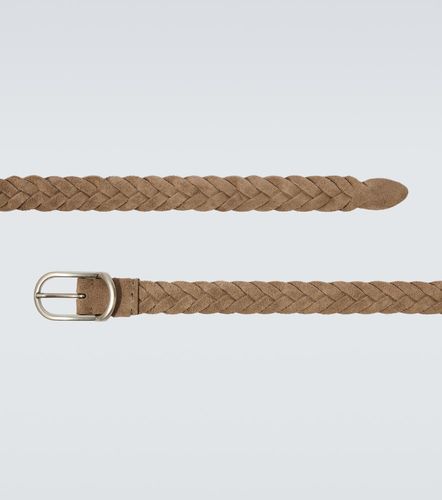 Braided suede belt - Brunello Cucinelli - Modalova