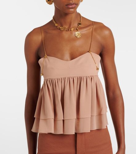 Chloe Gathered silk top - Chloe - Modalova