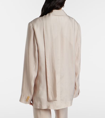 Blazer a quadri con sciarpa - Acne Studios - Modalova