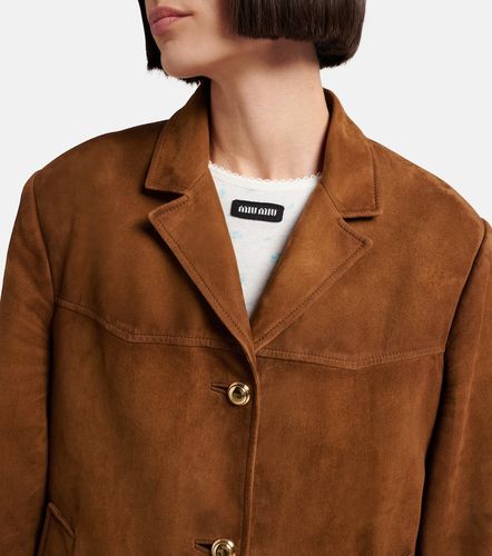 Miu Miu Suede jacket - Miu Miu - Modalova