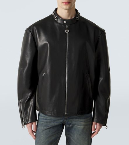 Gucci Horsebit leather jacket - Gucci - Modalova