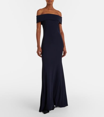 Alaïa Vestido largo de jersey con hombros descubiertos - Alaia - Modalova