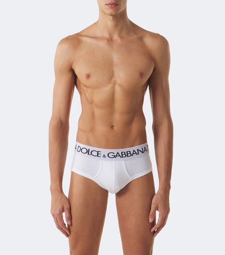 Set de 2 slips de jersey en mezcla de algodón - Dolce&Gabbana - Modalova
