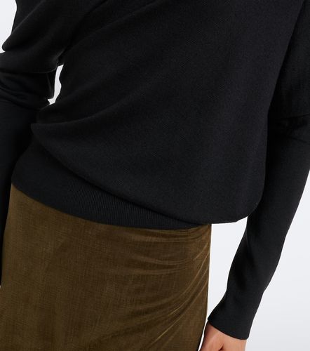Pullover in lana e seta off-shoulder - Tom Ford - Modalova