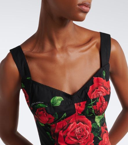 Bustier aus einem Baumwollgemisch - Dolce&Gabbana - Modalova