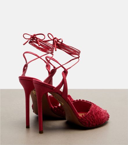 Aquazzura Rio Flirt raffia sandals - Aquazzura - Modalova