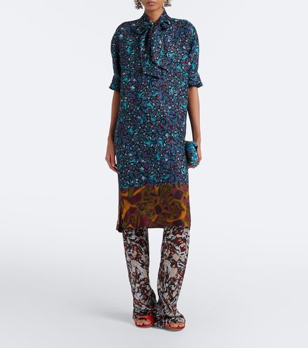 Bedrucktes Midikleid - Dries Van Noten - Modalova