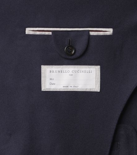 Double-breasted virgin wool blazer - Brunello Cucinelli - Modalova
