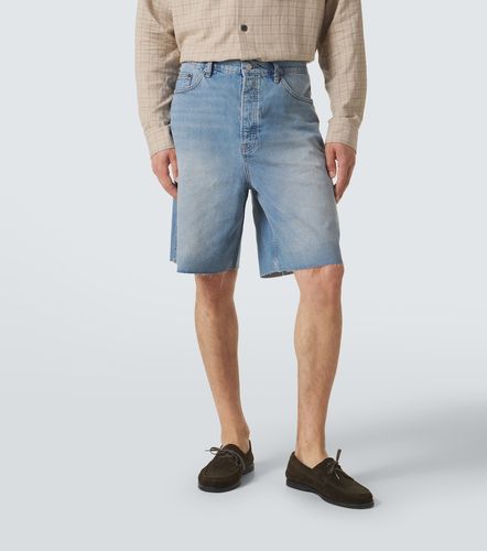 Frame Bermudas de denim desgastadas - Frame - Modalova