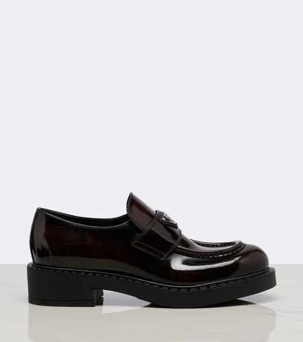 Prada Chocolate leather loafers - Prada - Modalova