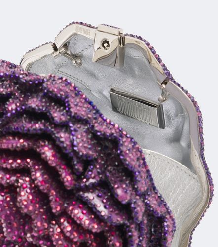 Clutch Peony Belladonna con cristalli - Judith Leiber Couture - Modalova