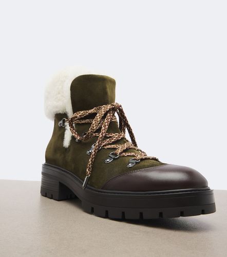 Stivaletti stringati Val Disere in suede - Aquazzura - Modalova