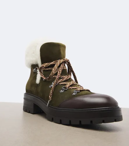 Val Disere suede lace-up boots - Aquazzura - Modalova