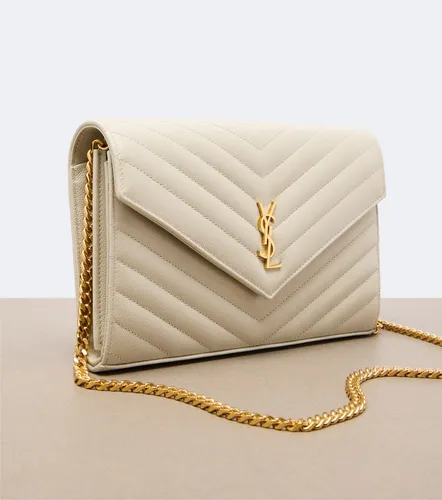 Cartera con cadena Cassandre de piel - Saint Laurent - Modalova