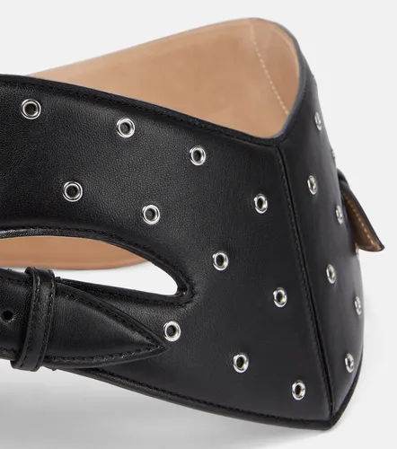 Alaia Perforated leather belt - Alaia - Modalova