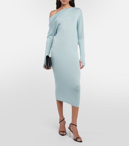 Abito midi off-shoulder in misto cashmere - Tom Ford - Modalova