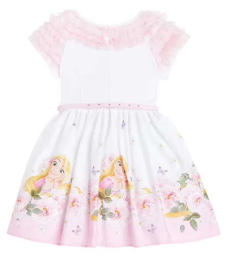 Vestido de algodón estampado - Monnalisa - Modalova