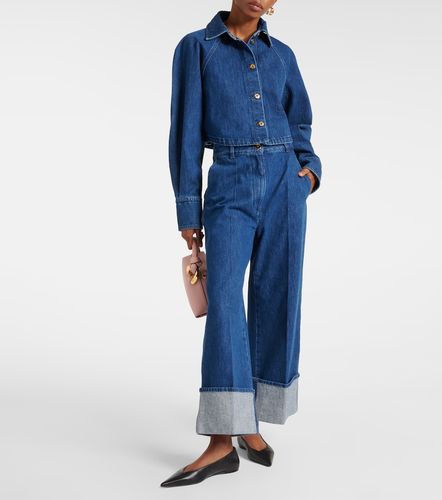 Patou Camisa cropped de denim - Patou - Modalova