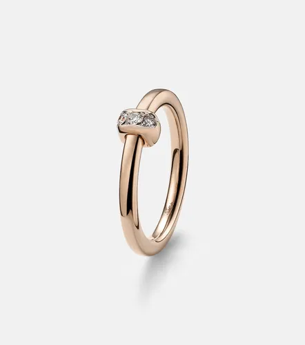 Together 18kt rose ring with diamonds - Pomellato - Modalova
