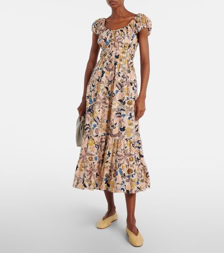 Paloma printed cotton poplin midi dress - Ulla Johnson - Modalova