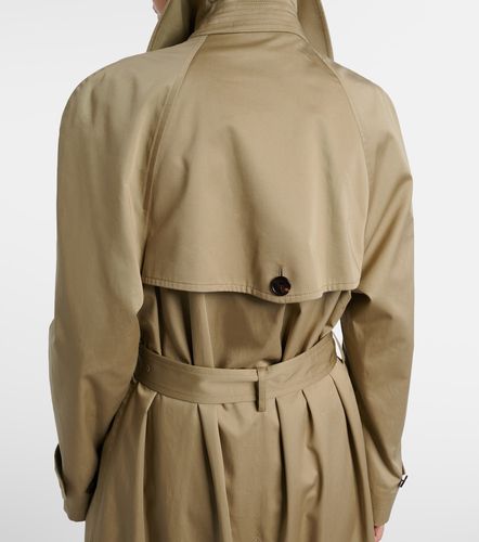 Gabardina Cocoon de sarga algodón - Balenciaga - Modalova