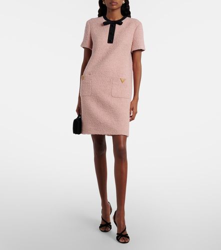 VGold wool-blend tweed minidress - Valentino Garavani - Modalova