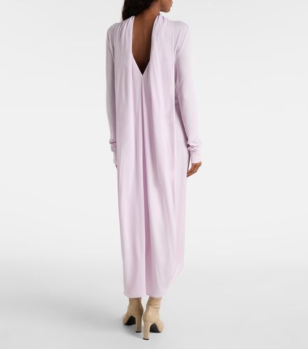 Vestido midi de jersey drapeado - Toteme - Modalova