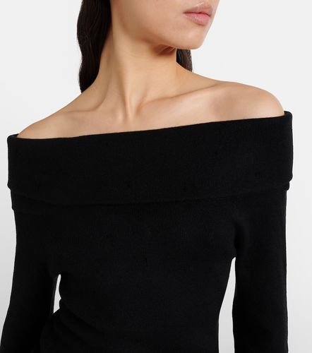 Top off-shoulder in cotone e cashmere - Lisa Yang - Modalova
