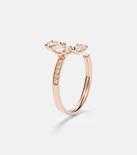 Serti Sur Vide 18kt rose ring with diamonds - Repossi - Modalova