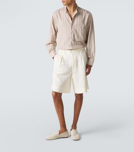 Stòffa Bermudas de lino con cinturón - Stoffa - Modalova