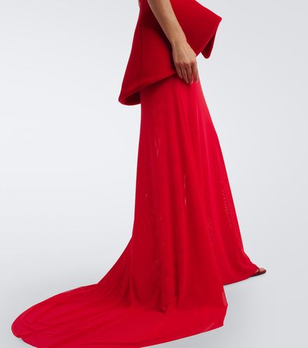 Trägerlose Robe mit Schößchen - David Koma - Modalova