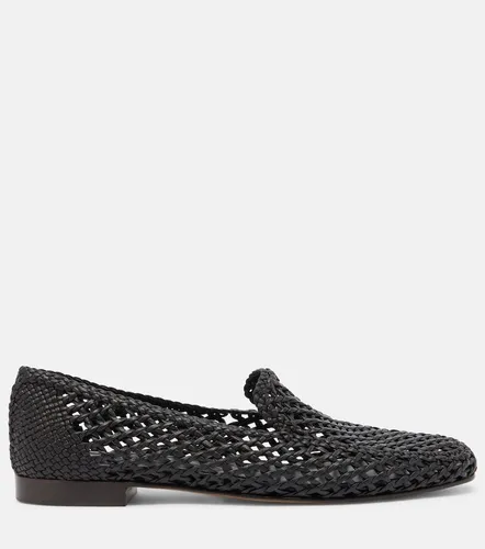 Soft woven leather slip-on shoes - Le Monde Beryl - Modalova