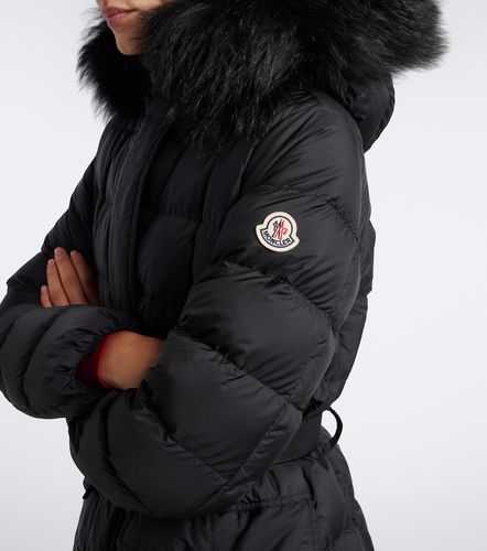 Moncler Daunenmantel mit Shearling - Moncler - Modalova