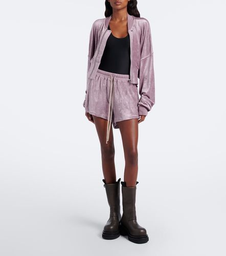 Flight velvet jersey bomber jacket - Rick Owens - Modalova
