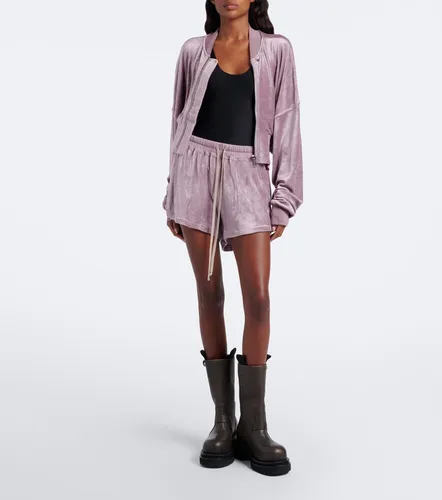 Flight velvet jersey bomber jacket - Rick Owens - Modalova