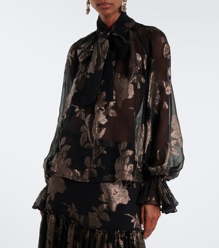 Blusa en mezcla de seda con lazada - Etro - Modalova