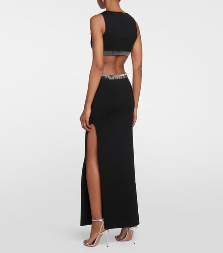 Abito lungo Mirrored Luna con cut-out - Galvan - Modalova