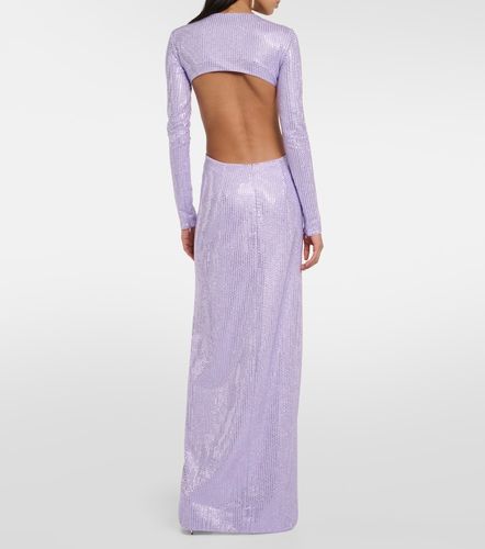 Abito lungo in jersey con cut-out - Area - Modalova