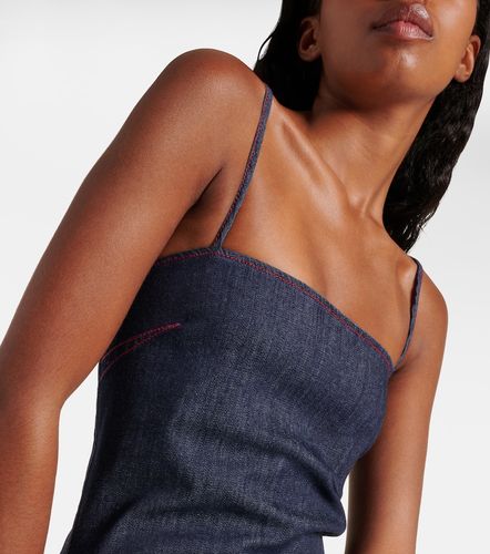 Alaïa Midikleid aus Denim - Alaia - Modalova