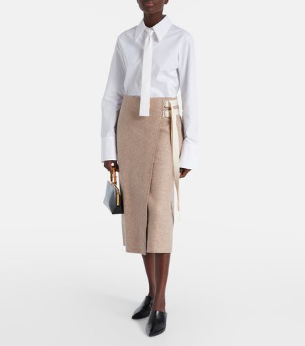 Jil Sander Wool-blend midi skirt - Jil Sander - Modalova
