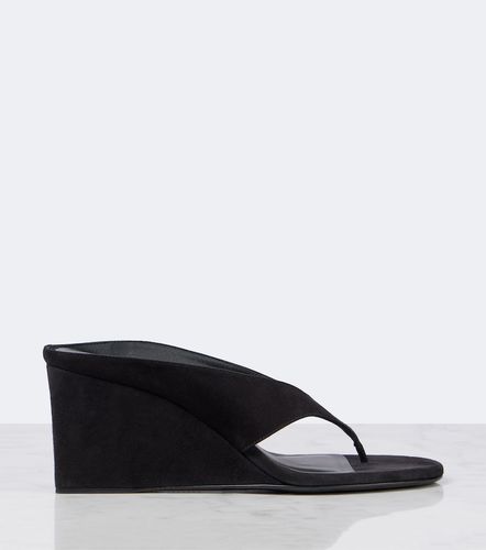 Cube 75 suede wedge thong sandals - Alaia - Modalova