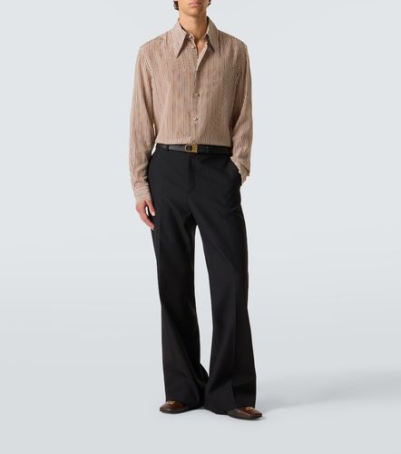 Valentino Camisa de seda a rayas - Valentino - Modalova