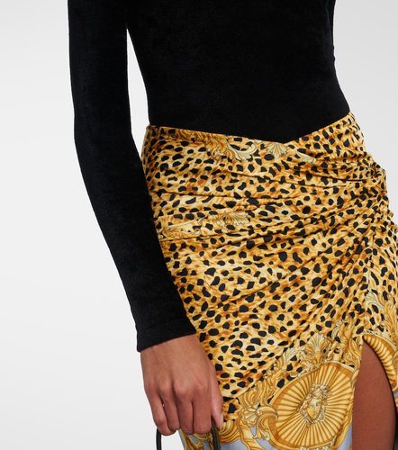 Jersey de cuello alto de chenilla - Versace - Modalova