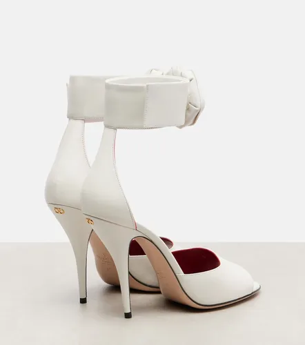 Sandali Drip Rose in pelle con cristalli - Valentino Garavani - Modalova